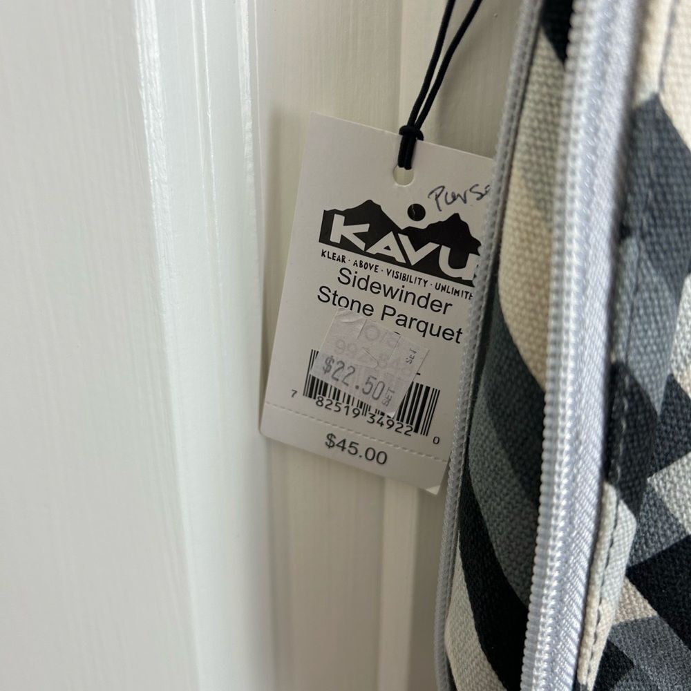 Kavu Sidewinder Stone Parquet Crossbody Bag - Picture 2 of 5